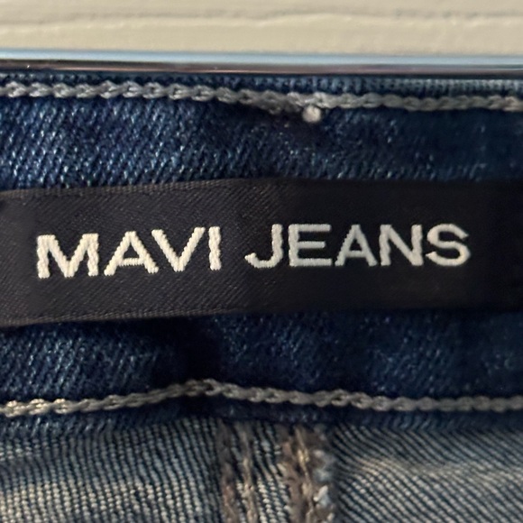 Mavi Dark Blue Straight Leg Jeans 40 waist 32 inseam - Picture 2 of 8